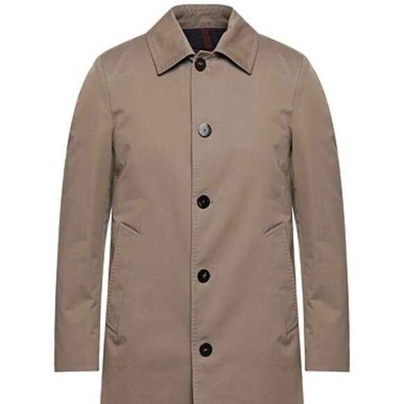 Domenico Tagliente Classic Car Coat – Taupe – Made in Italy – Size 38 - Picture 1 of 2